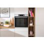 Gorenje Electric Built-in Oven with Grill, AirFry Function, 60 cm, 77 Liters, Black and Silver - BOS6737E09X