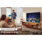 شاشة تلفزيون سامسونج سمارت 43 بوصة بدقة4K UHD، وتقنية LED مع ريسيفر داخلي - 43DU7000 مع حامل شاشة تلفزيون - اسود و مشترك كهرباء ميني اي لوك، 3 منافذ، 2500 وات - اصفر واسود