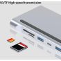 USB Type C 11 in 1 Hub - Silver