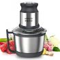 Sokany Mini Chopper and Blender with Steel Body, 800 Watt, 3 Liter, Silver and Black -SK-7027, Rechargable Milk Frother, Black- sk-201a