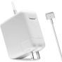 2 T-Tip Power Adapter for MacBook Air 11-13 Inches, 45 Watt - White
