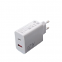 شاحن شاومي، 67 وات، 2 منفذ USB-C - ابيض