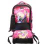 Gharibo Bags School Backpack With Lunch Bag and Pencil Case for Girls, Rapunzel Pattern - Rose