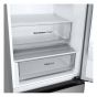 LG No-Frost Bottom Freezer Refrigerator, 344 Liters, Inverter, Silver - GWB489FMGW