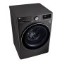 LG Front Load Automatic Washing Machine With Dryer, 9 KG, Black Steel- F4R5VGG2E