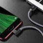 كابل USB فئة L مايكرو بوروفون، 1 متر، رمادي - BX26