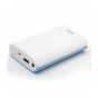 PZX Wired Power Bank, 10400 mAh, 1 USB Port - Blue