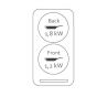Purity Built-in Electric Hob, 30cm, 2 Burners, Black - V3050