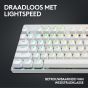 كيبورد جيمنج لاسلكي لوجيتك G PRO X TKL ، بمفاتيح Tactile - ابيض
