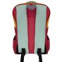 Gharibo Bags School Backpack For Girls, Stripe Pattern - Light Blue and Red
