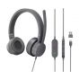 Lenovo Go Wired Headset with ANC - Dark Grey