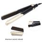 Kemei Hair Straightener, Gold - KM-327, with Gift Bag