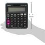Casio Mini Digital Desktop Calculator, Black - MJ-100dplus-WA-DPW