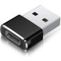 3.0 Male USB-A to 3.1 Female Adapter Type-C - Black