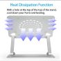 Adjustable Aluminum Laptop Stand, 17 Inch  - Silver