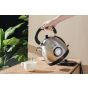 Swiss Pro Plus Retro Electric Kettle, 1.8 Liter, 2200 Watt, Silver - SP-WK2200BS