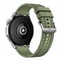 Huawei Watch GT 4 Smart Watch - Silver Case and  Green Strap with Warranty