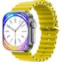 X8 Ultra Smart Watch, 2.08 Inch - Yellow