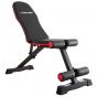 Entercise Adjustable Bench, 250 KG, Black - MS108