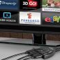 Fosmon 3 In 1 HDMI Splitter, Black - HD1831