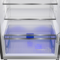 Beko No-Frost Top Freezer Refrigerator, 367 Liters, Inverter, Silver - RDNE420K02DXIDTEG , with Blender, 1.5 Liters, 600 Watt - TBN 62608 W