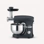 Severin Meat Mincer Attachment for KM 3896, 3897 Food Processors, Black and Silver - ZB 5591