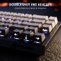Attack Shark Wired Gaming Keyboard, Black - X68HE