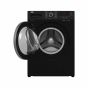 Beko Automatic Front Loading Washing Machine, 8 Kg, Inverter Motor, Black - WTV 8612 XBCI