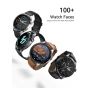 Joyroom Pro Smart Watch, 1.46 Inch, Grey Case and Black Strap - JR-FC2