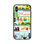 جراب ظهر بطبعة عبارة 24 Hours In Jakarta لابل ايفون XS ماكس