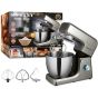 Sokany Electric Stand Mixer, 8 Liters, 1500 Watts, Silver - Sk-1511