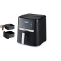 Sokany Digital Air Fryer, 8.5 Liters, 1800 Watts, Black - Sk-10004