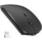 Rechargeable  Wireless Optical Mouse, Black - E8-E12