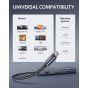 موزع USB فئة C انكر باور اكسباند دايركت، 6 منافذ، رمادي غامق - ‎A83650A1
