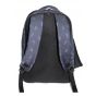 Gharibo Bags School Backpack With Pencil Case for Girls, Motifs Pattern - Black and Purple