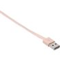 Keendex 1895 Pigeg 2-In-1 Lightning and Micro Charging Cable, 1 Meter - Rose