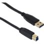كابل كيندكس USB للطابعة، طوله 1.5 متر، اسود - 1888