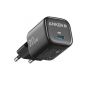 Anker Zolo Wall Charger, 20 Watt, USB-C, Black - A2699L11