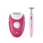 Braun Silk-épil 3 Epilator For Women, Raspberry Pink - SE3420