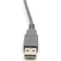Keendex USB 2.0 Male to Female USB Extension Cable, 1.5 Meters, Gray - KX 3021