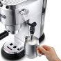 DeLonghi Dedica Deluxe Espresso Machine, 2 Cups, 1300 Watt, Silver - EC685M