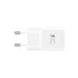 شاحن حائط سامسونج مع كابل USB، بقوة 2 أمبير - ابيض
