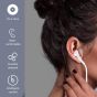Sanluba 3.5mm Wired Headphone Noise Isolating Earphones with Microphone for iPhone 6 Plus SE 5S 4 Pod Pad Samsung Android MP3, Pack of 2