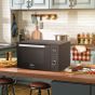 Arshia Classic SolarDOM Oven and Fryer, 34 Liters, 900 Watt, Black - SD110-2988