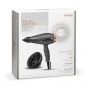 BaByliss Smooth Pro Hair Dryer, 2100 Watt, 2 Temperatures, Rose Gold and Black - 6709E, with Digital Ceramic  Hair Straightener- ST330E
