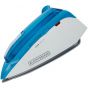 Black & Decker Travel Iron, 1085 Watt, Blue \ White - T1250