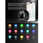 Joyroom Venture Series Smart Watch, Silver Case and Sunset Grey Strap- JR-FV1