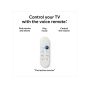 Google Chromecast 4K with Remote Control - White