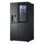 LG No Frost Refrigerator with Inverter Motor, 635 Liters, Black - GC-X257CQHS