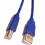 Keendex USB 2.0 Printer Cable, 3 Meters, Blue - KX 3419